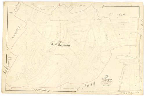 Saint-Romain - Section F2 - 3 P PLAN 570/37