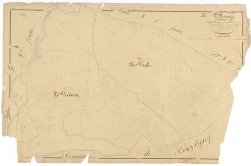 Saint-Romain - Section G4 - 3 P PLAN 570/42