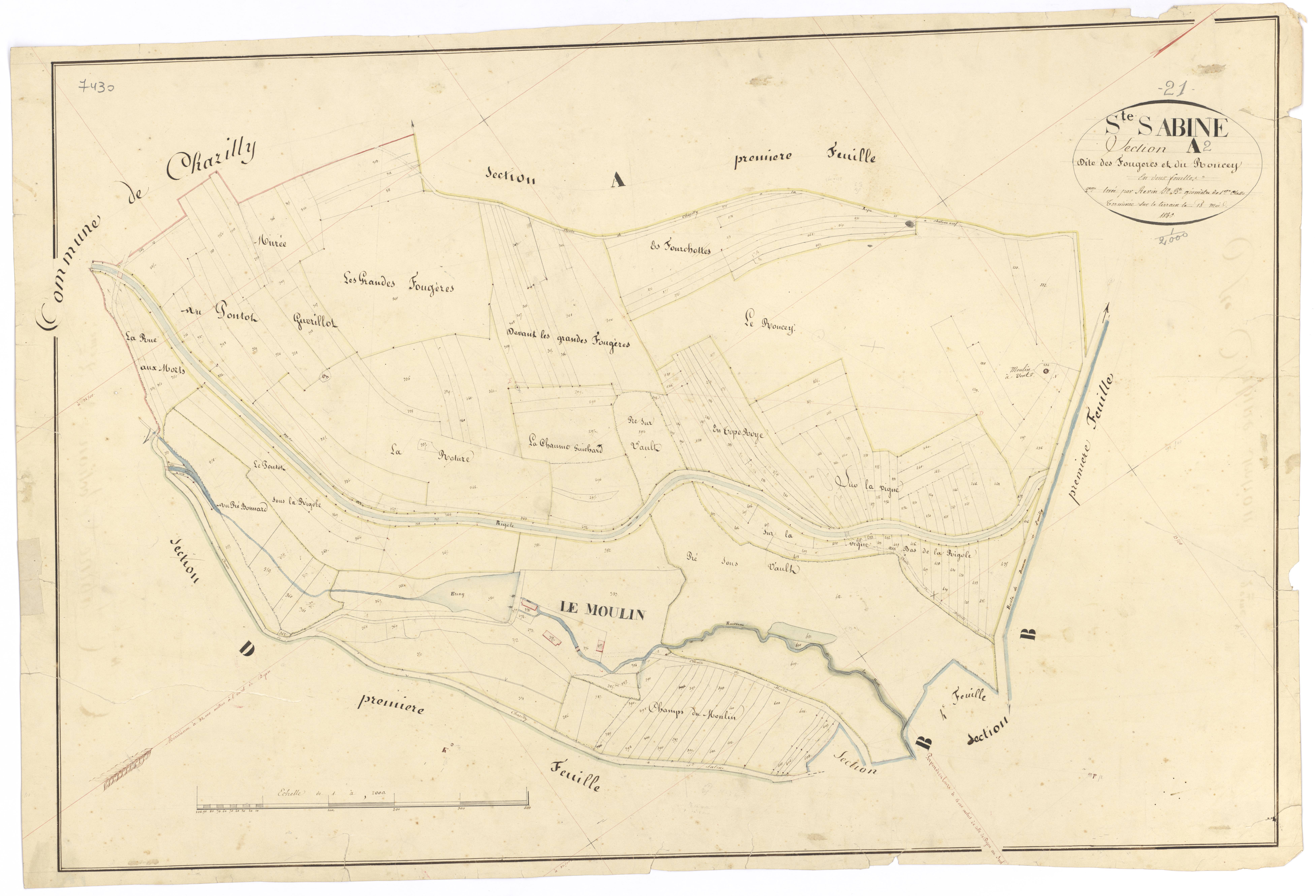Sainte-Sabine - Section A2 - 3 P PLAN 549/3