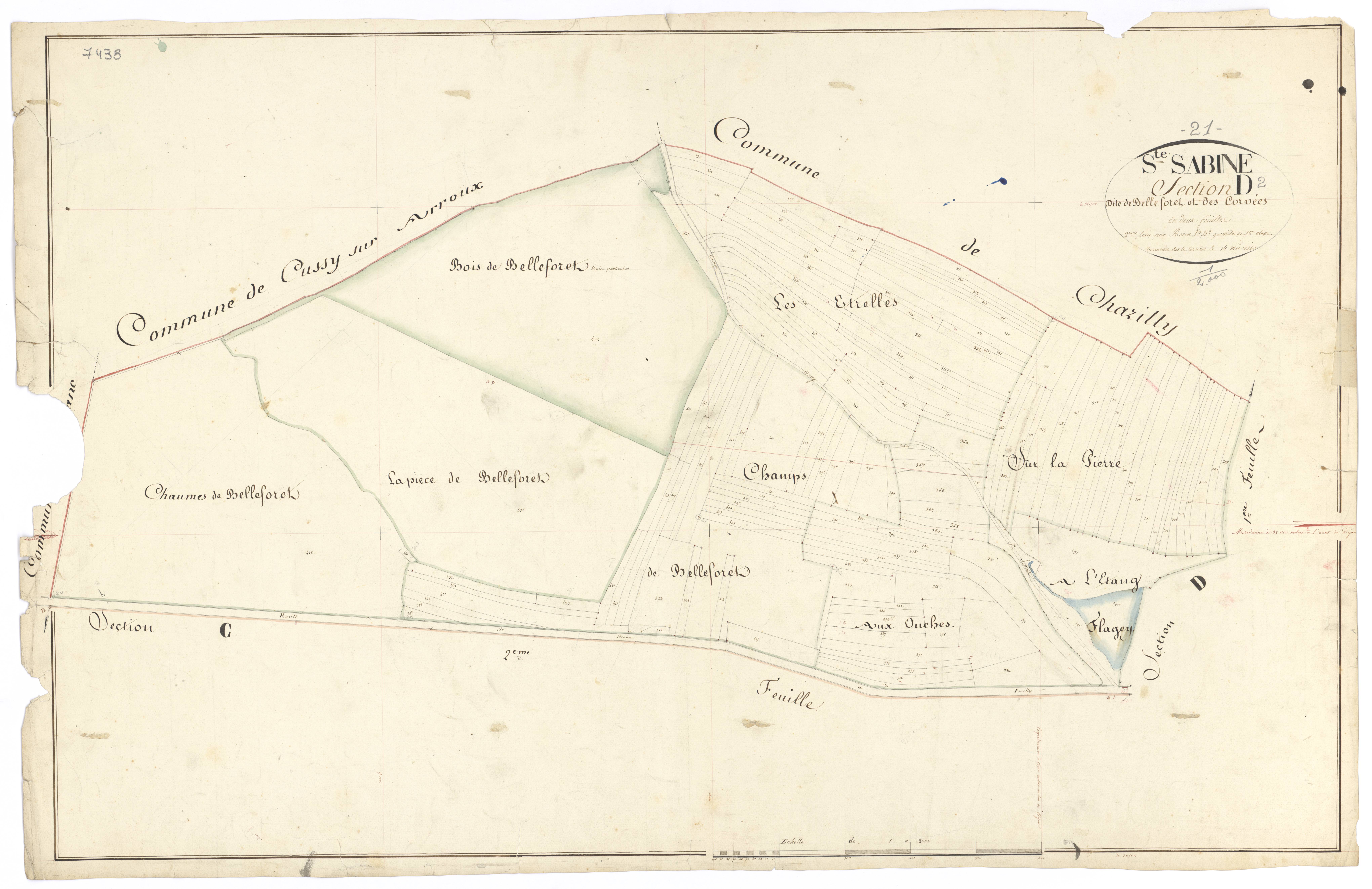 Sainte-Sabine - Section D2 - 3 P PLAN 549/11