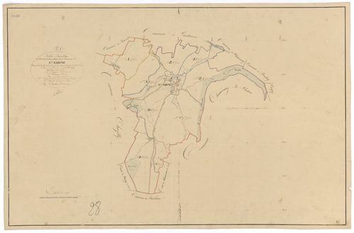 Sainte-Sabine - Tableau d'assemblage - 3 P PLAN 549/1