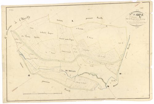 Sainte-Sabine - Section A2 - 3 P PLAN 549/3