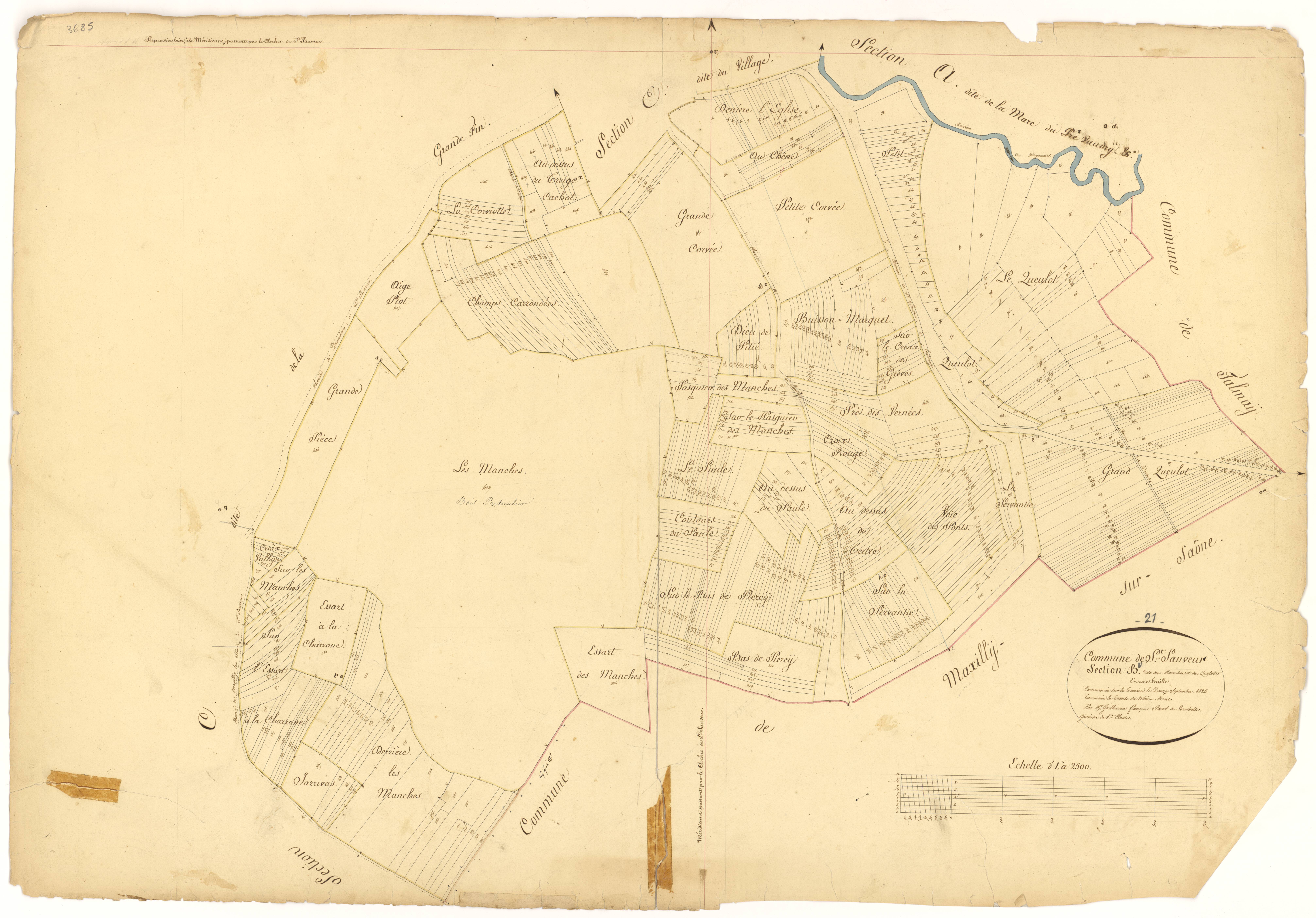 Saint-Sauveur - Section B - 3 P PLAN 571/3