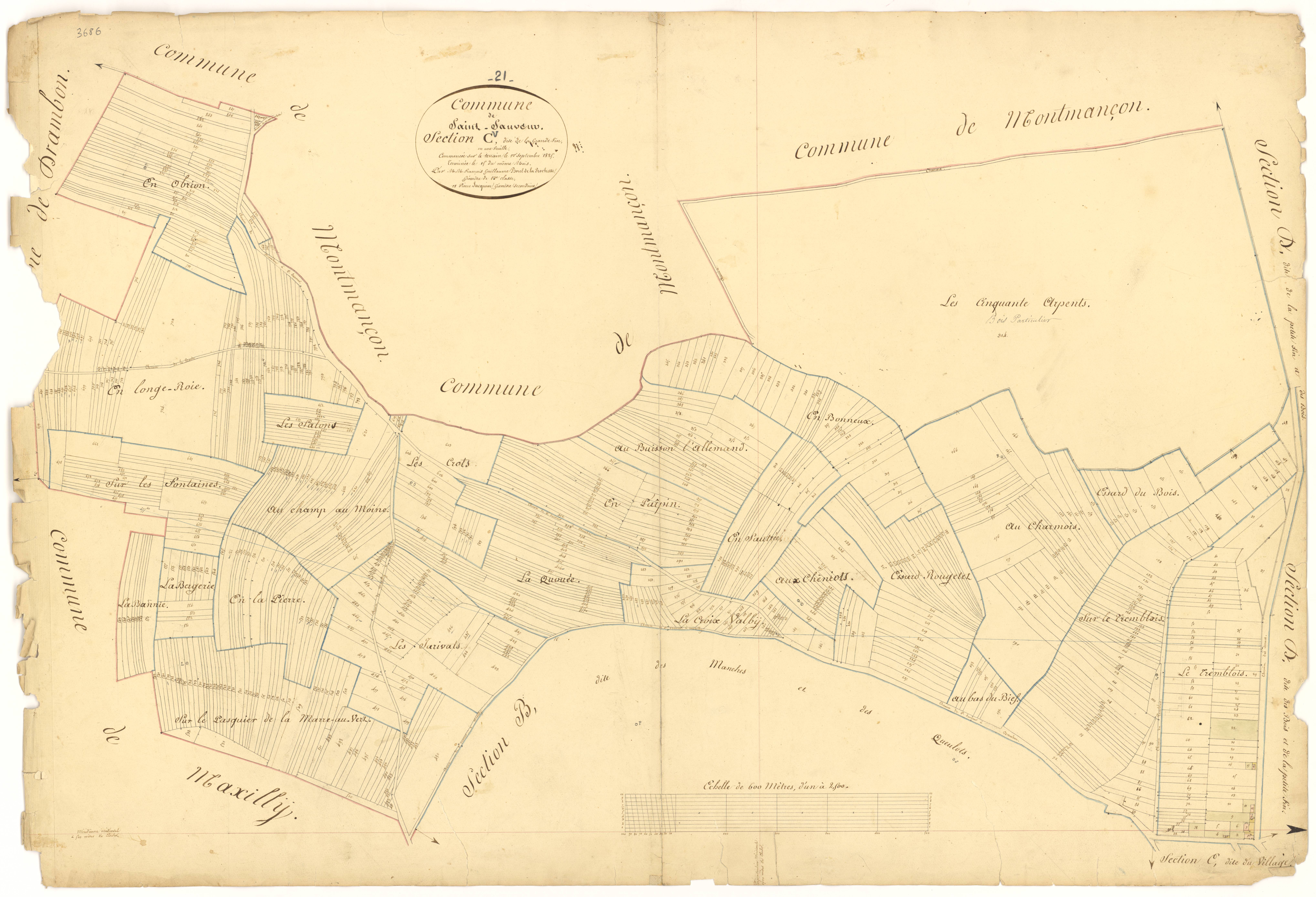 Saint-Sauveur - Section C - 3 P PLAN 571/4