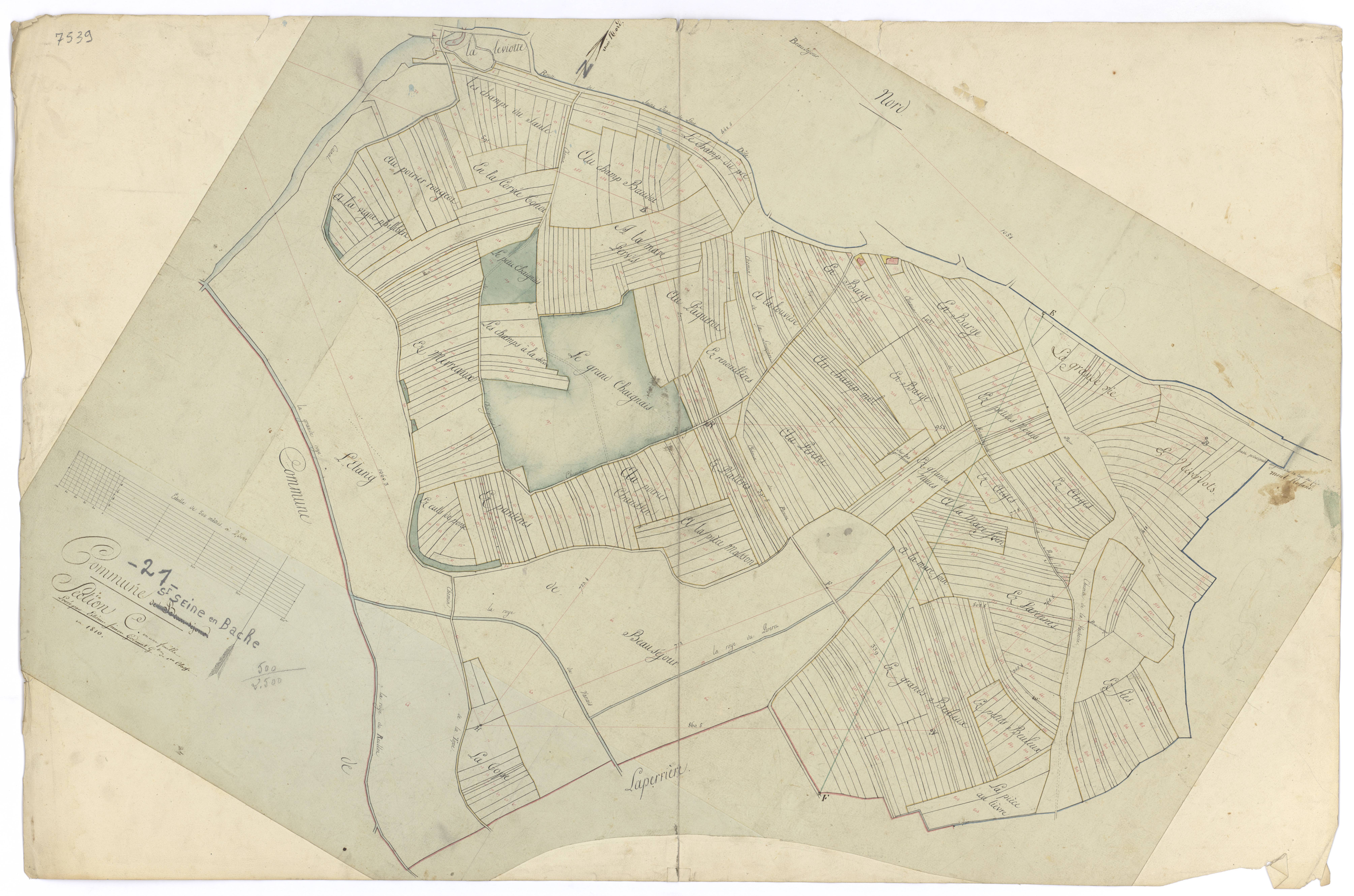 Saint-Seine-en-Bâche - Section C - 3 P PLAN 572/4