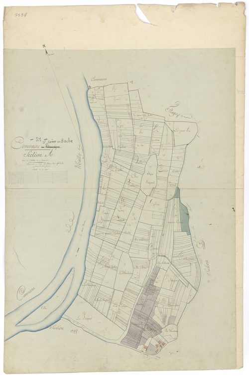 Saint-Seine-en-Bâche - Section A - 3 P PLAN 572/2