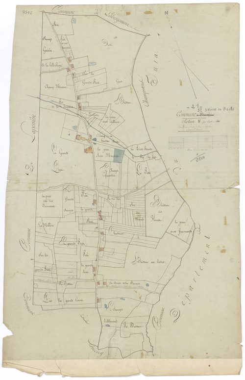 Saint-Seine-en-Bâche - Section F - 3 P PLAN 572/7