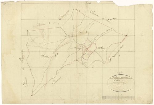Saint-Seine-l'Abbaye - Tableau d'assemblage - 3 P PLAN 573/1