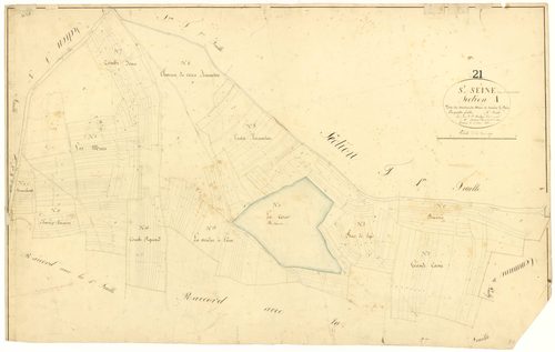 Saint-Seine-sur-Vingeanne - Section A1 - 3 P PLAN 574/3