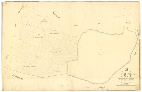 Saint-Seine-sur-Vingeanne - Section A3 - 3 P PLAN 574/5