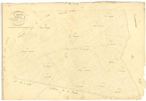 Saint-Seine-sur-Vingeanne - Section A4 - 3 P PLAN 574/6