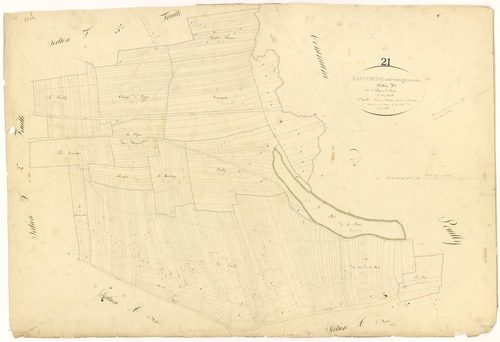 Saint-Seine-sur-Vingeanne - Section F1 - 3 P PLAN 574/22