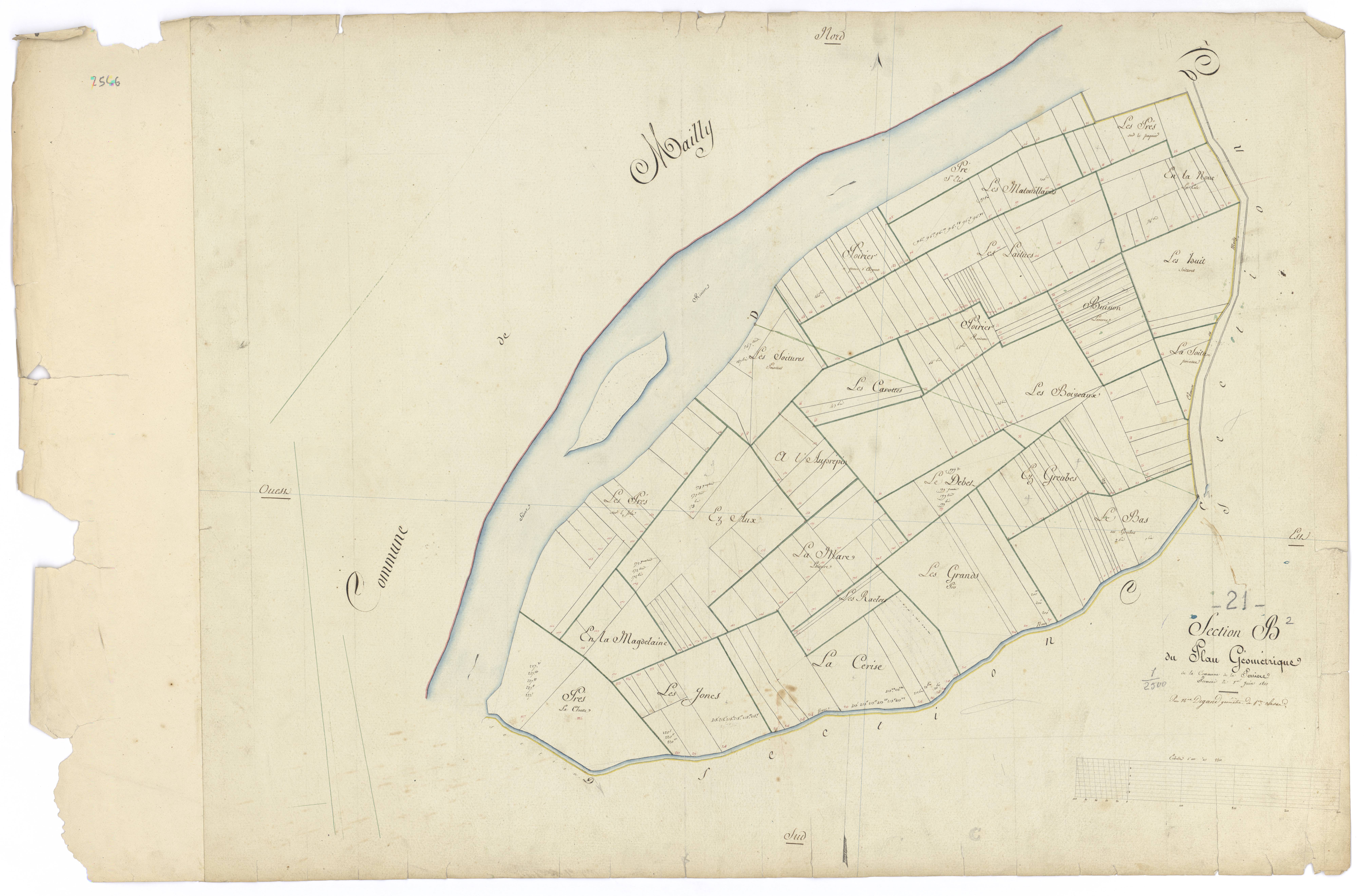 Saint-Symphorien-sur-Saône - Section B2 - 3 P PLAN 575/4