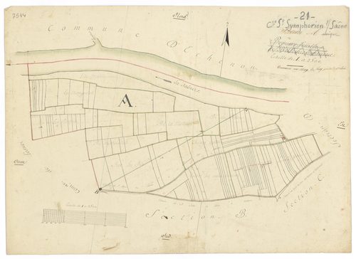 Saint-Symphorien-sur-Saône - Section A - 3 P PLAN 575/2