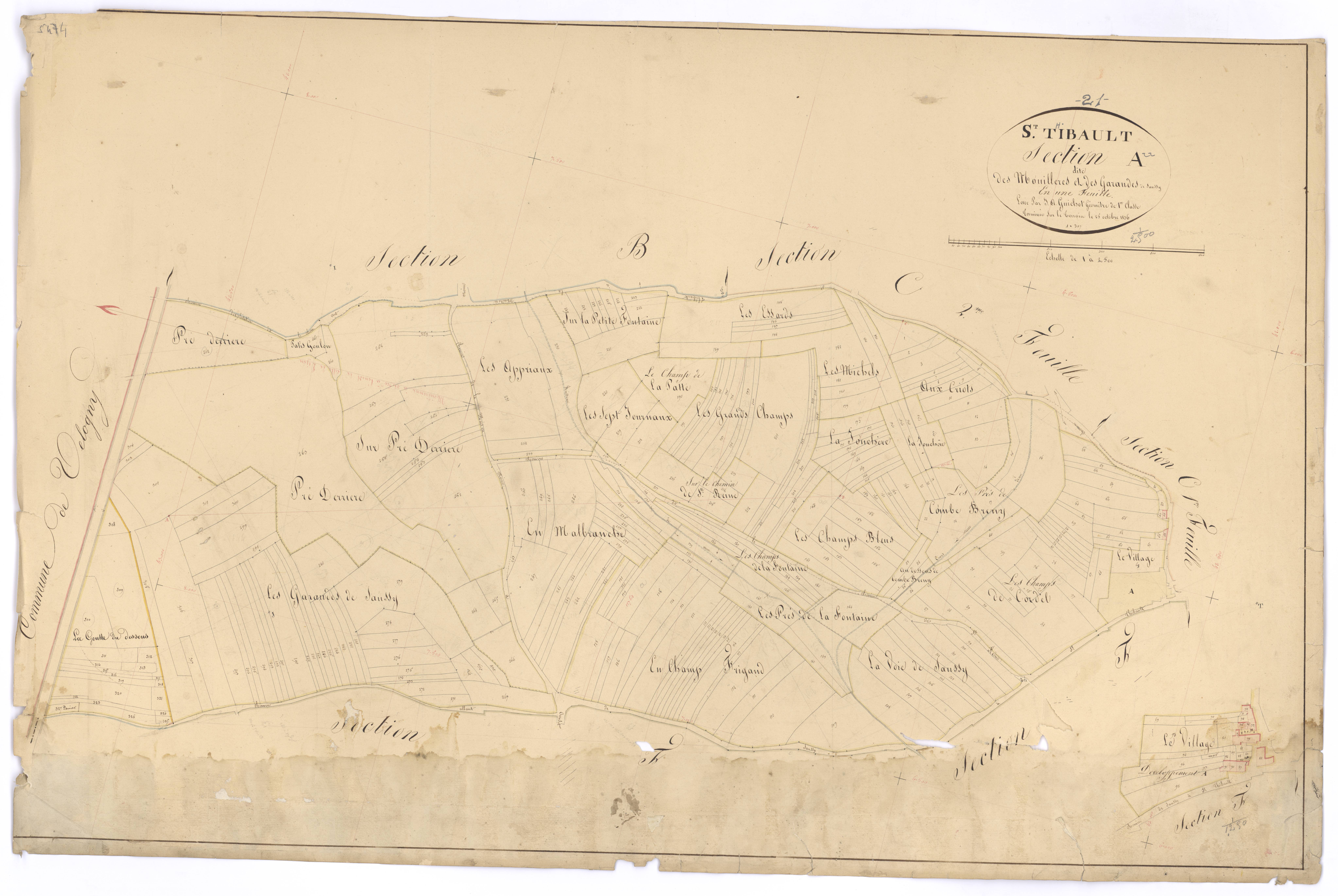 Saint-Thibault - Section A - 3 P PLAN 576/2