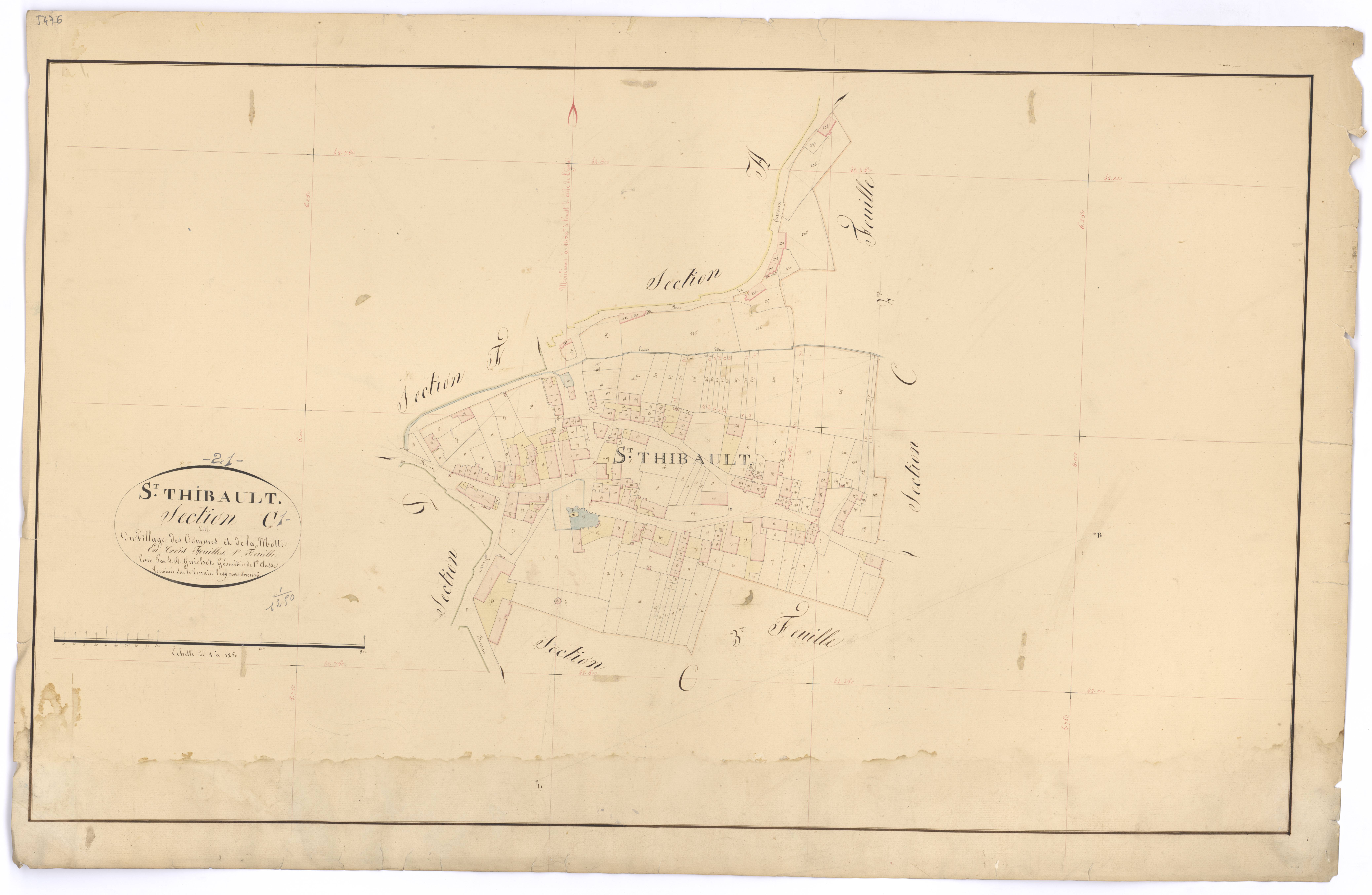 Saint-Thibault - Section C1 - 3 P PLAN 576/4