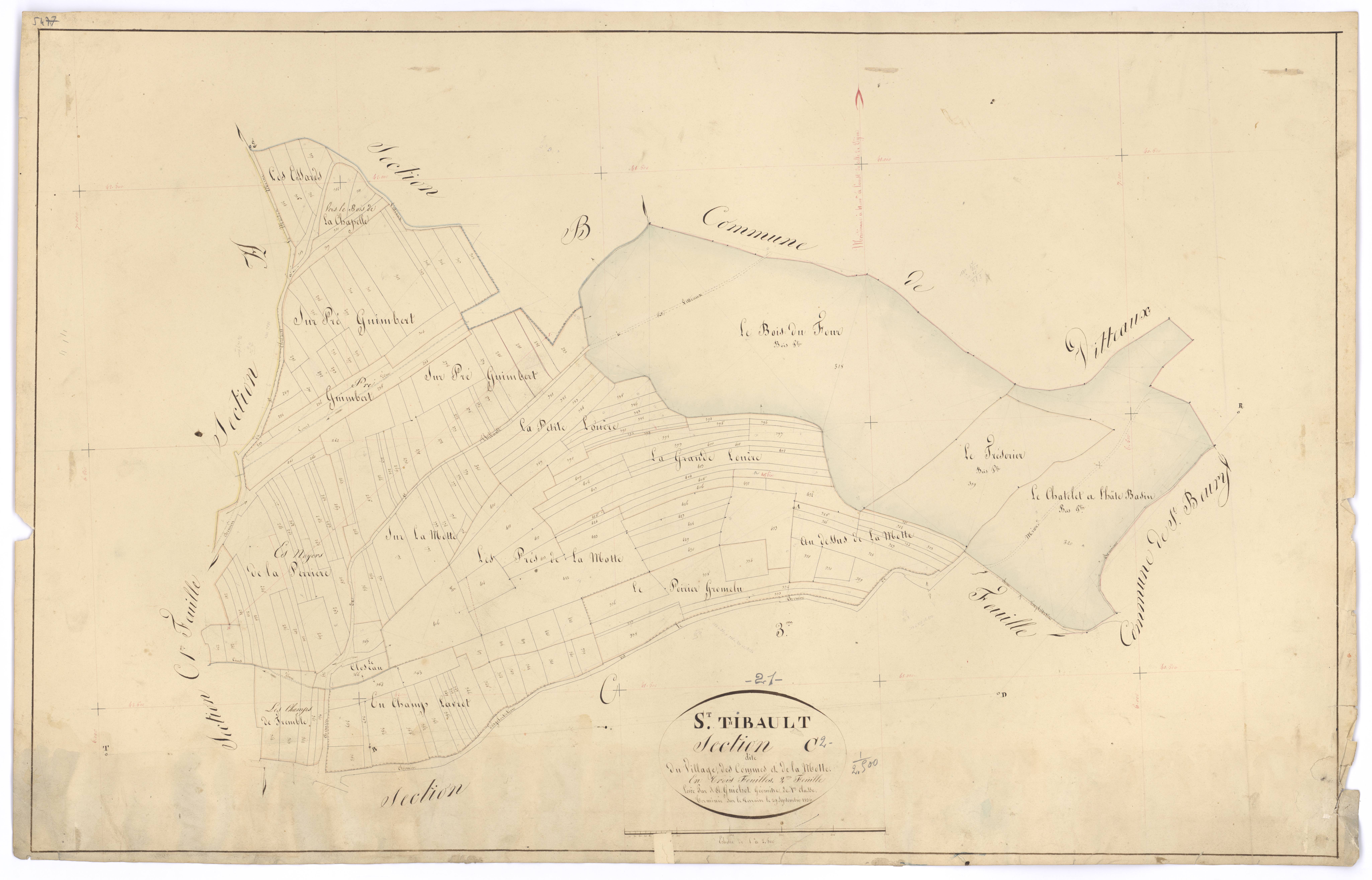 Saint-Thibault - Section C2 - 3 P PLAN 576/5