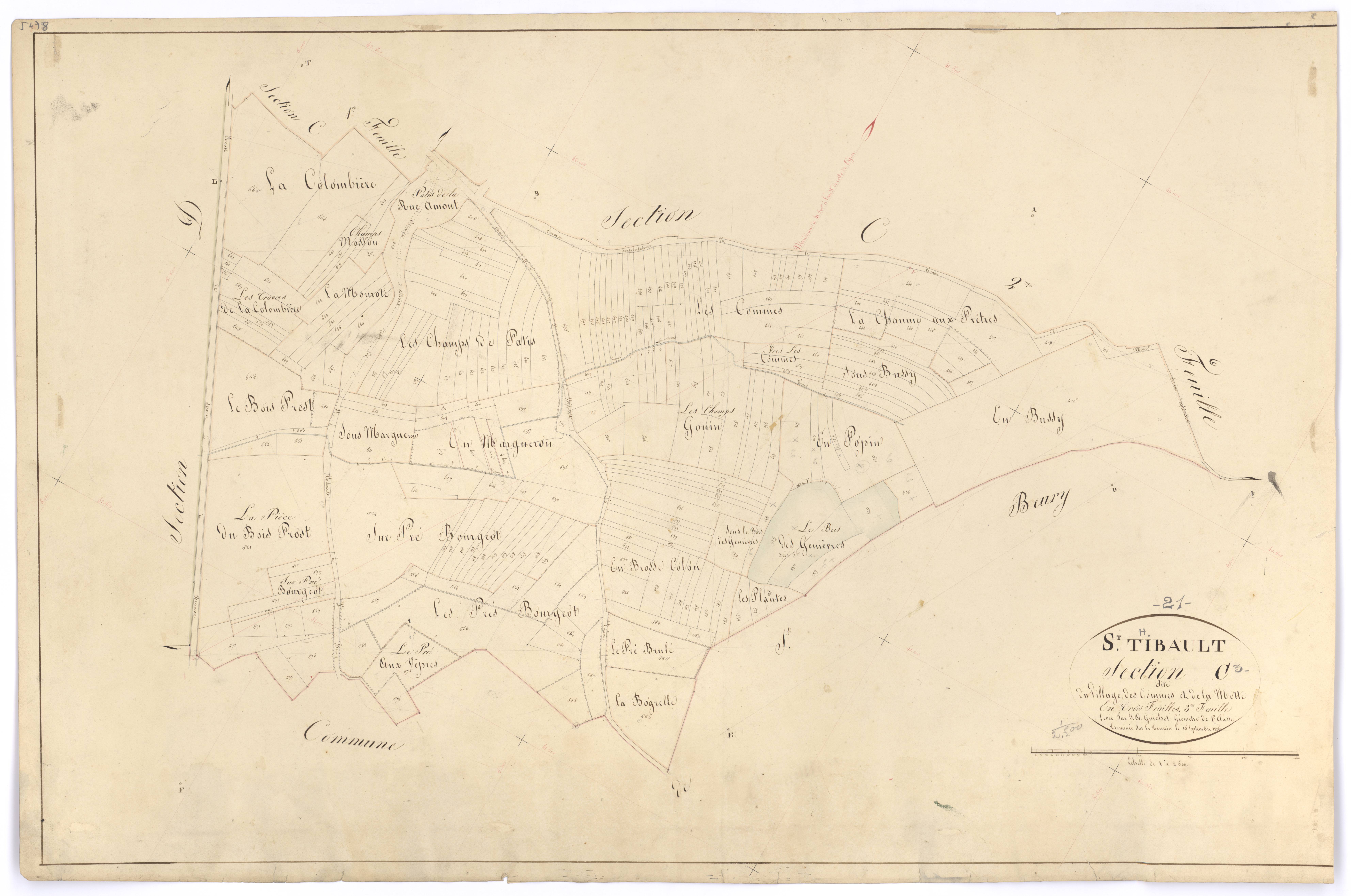 Saint-Thibault - Section C3 - 3 P PLAN 576/6