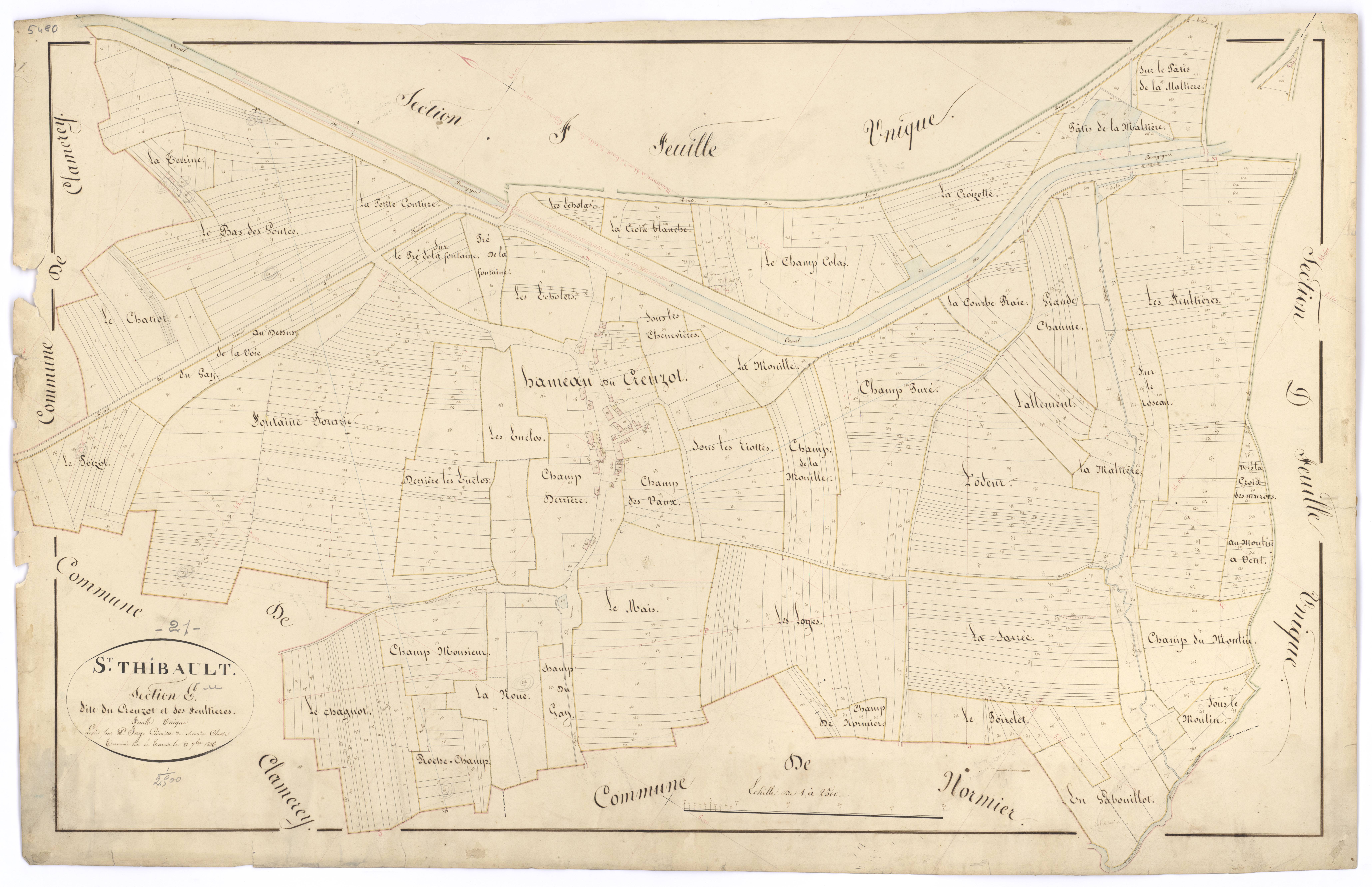 Saint-Thibault - Section E - 3 P PLAN 576/8