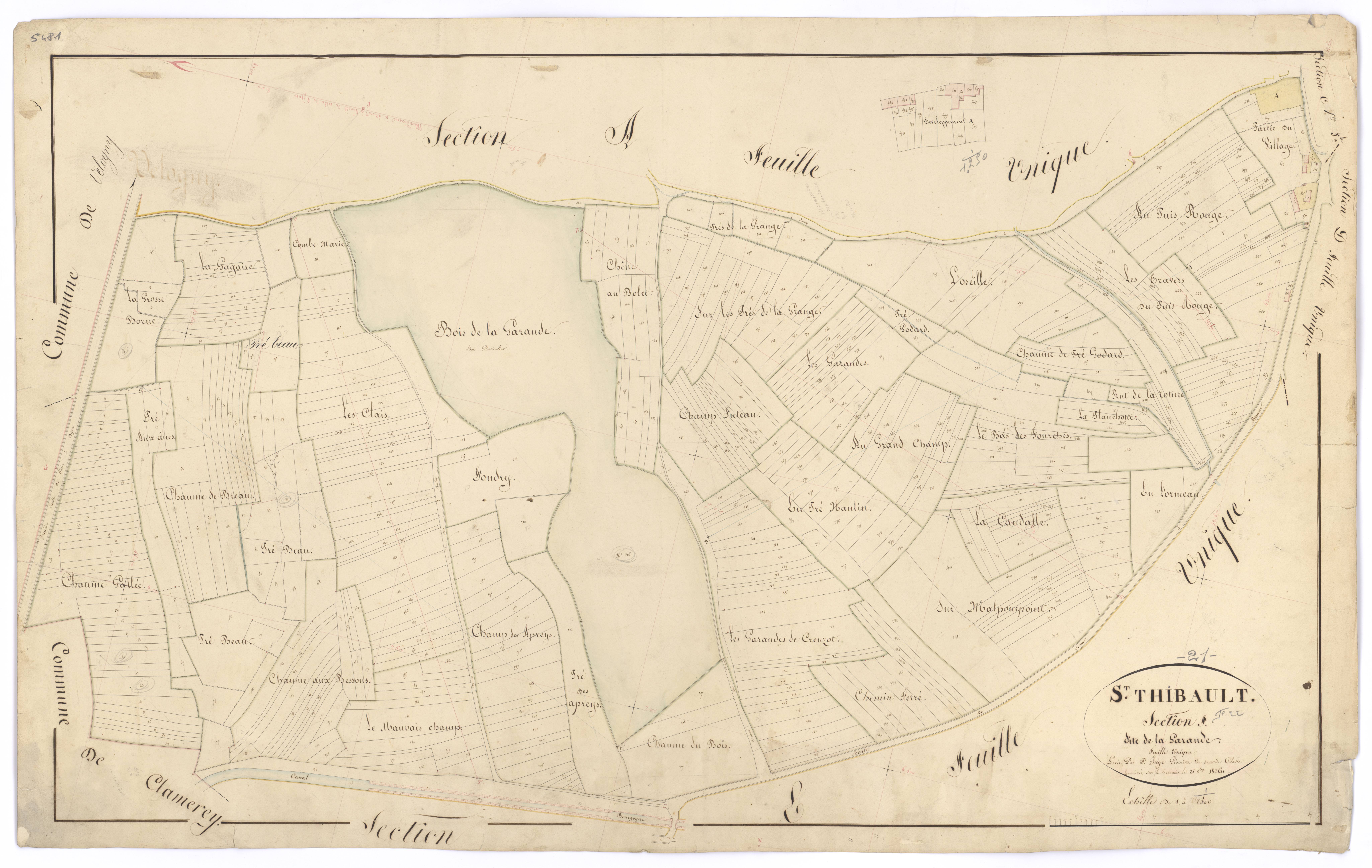 Saint-Thibault - Section F - 3 P PLAN 576/9