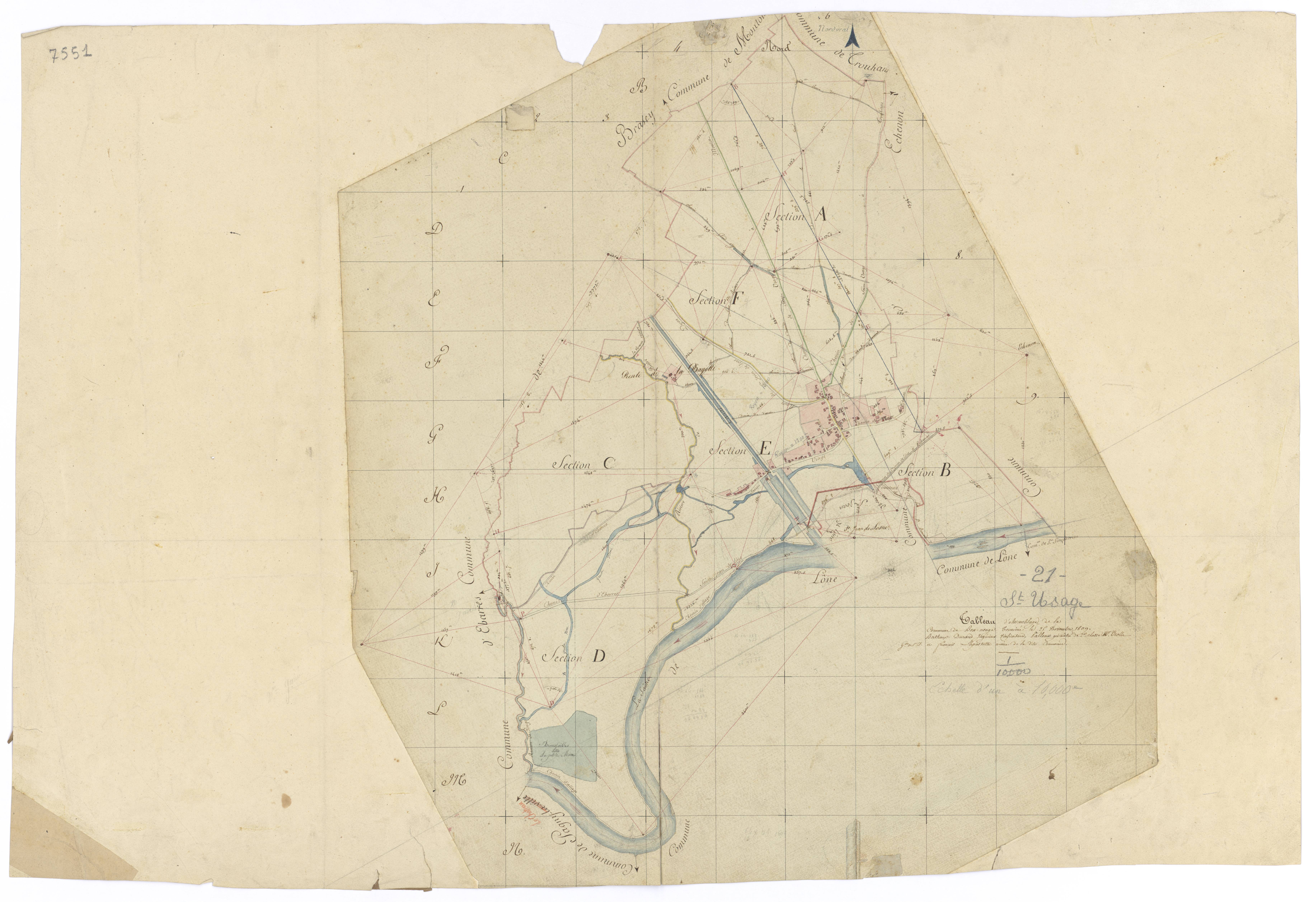 Saint-Usage - Tableau d'assemblage - 3 P PLAN 577/1
