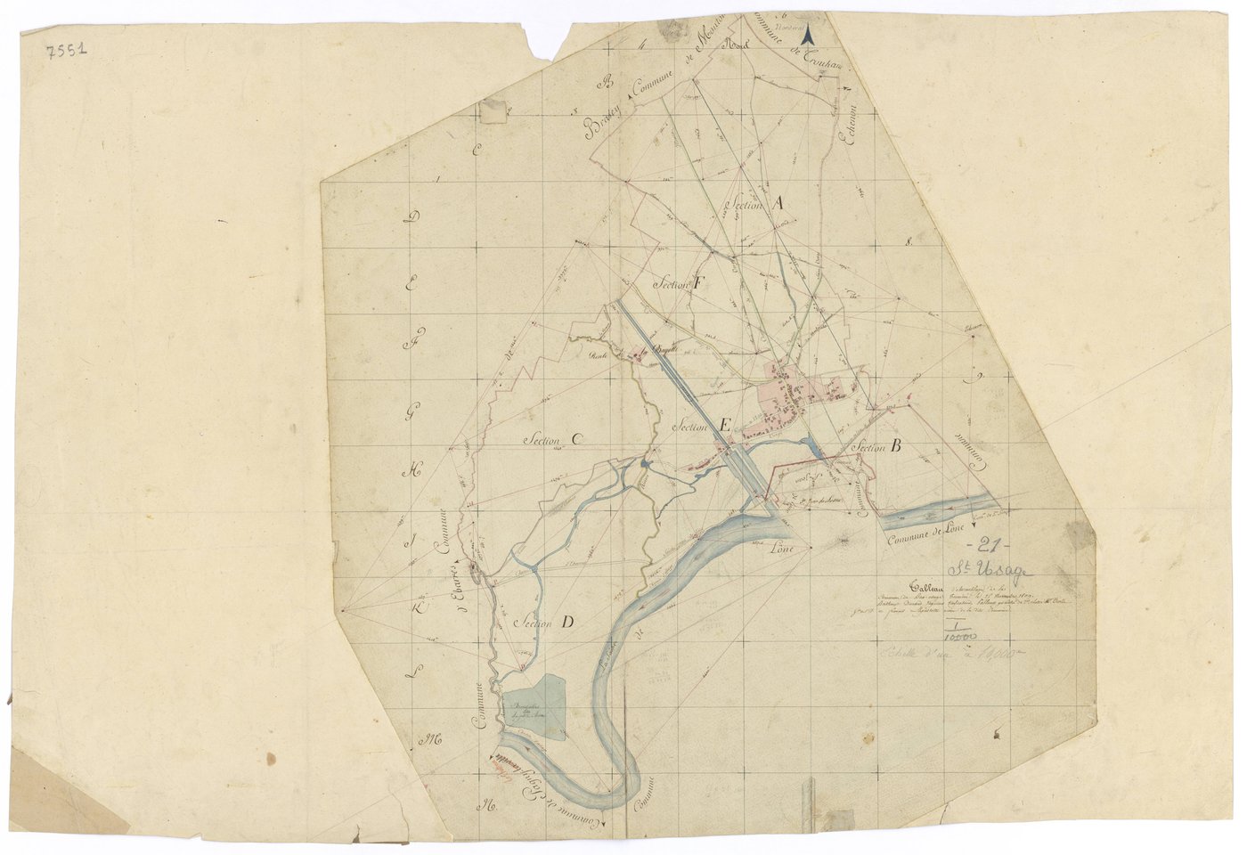 Saint-Usage - Tableau d'assemblage - 3 P PLAN 577/1