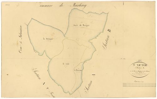 Saint-Victor-sur-Ouche - Section A1 - 3 P PLAN 578/2