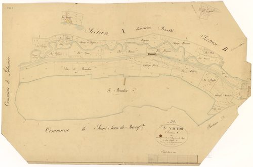 Saint-Victor-sur-Ouche - Section C - 3 P PLAN 578/5
