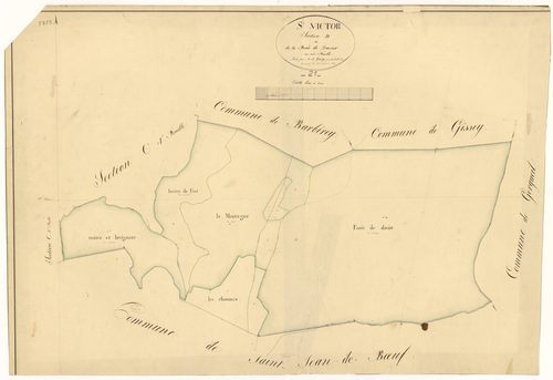 Saint-Victor-sur-Ouche - Section D - 3 P PLAN 578/6