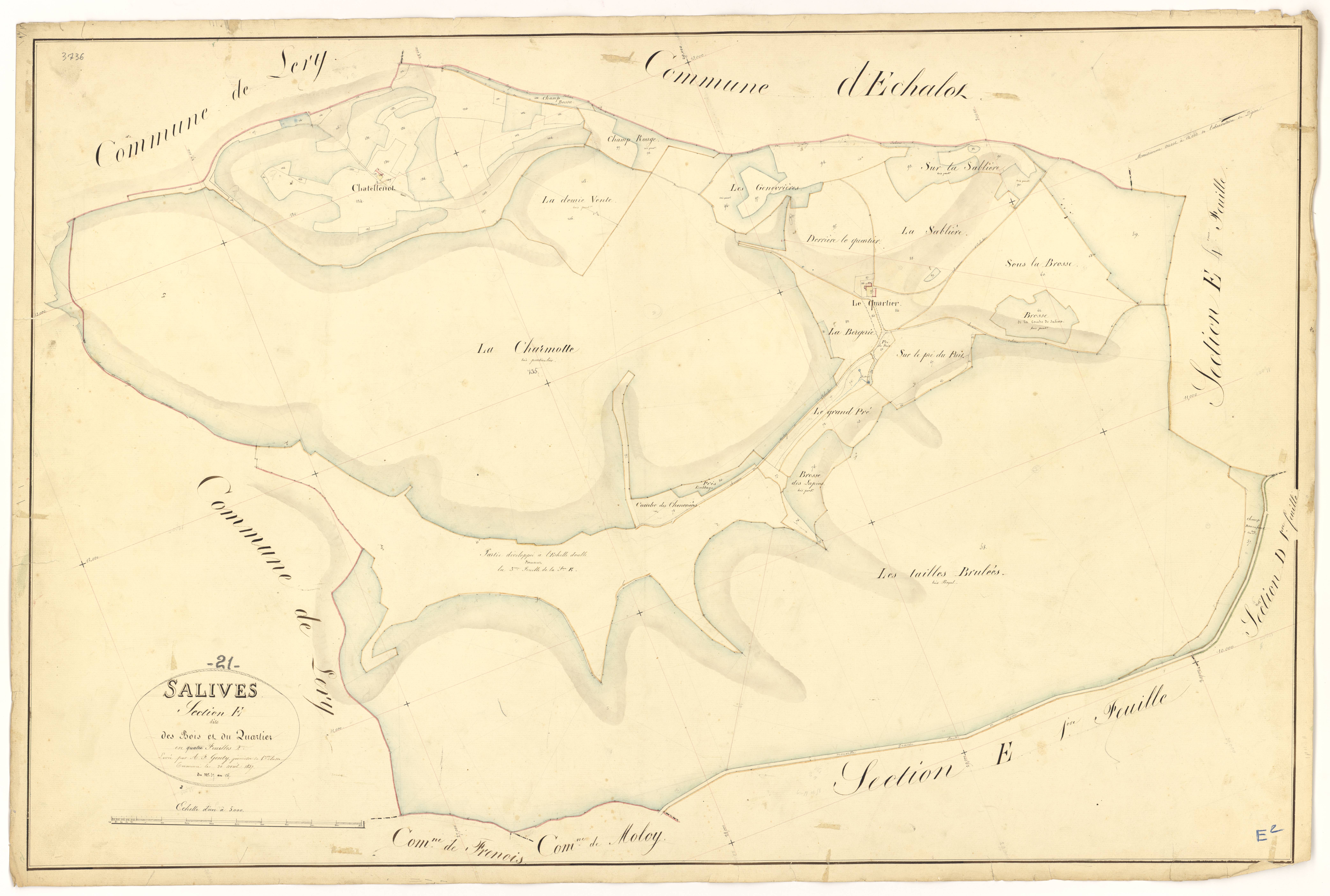 Salives - Section E2 - 3 P PLAN 579/12
