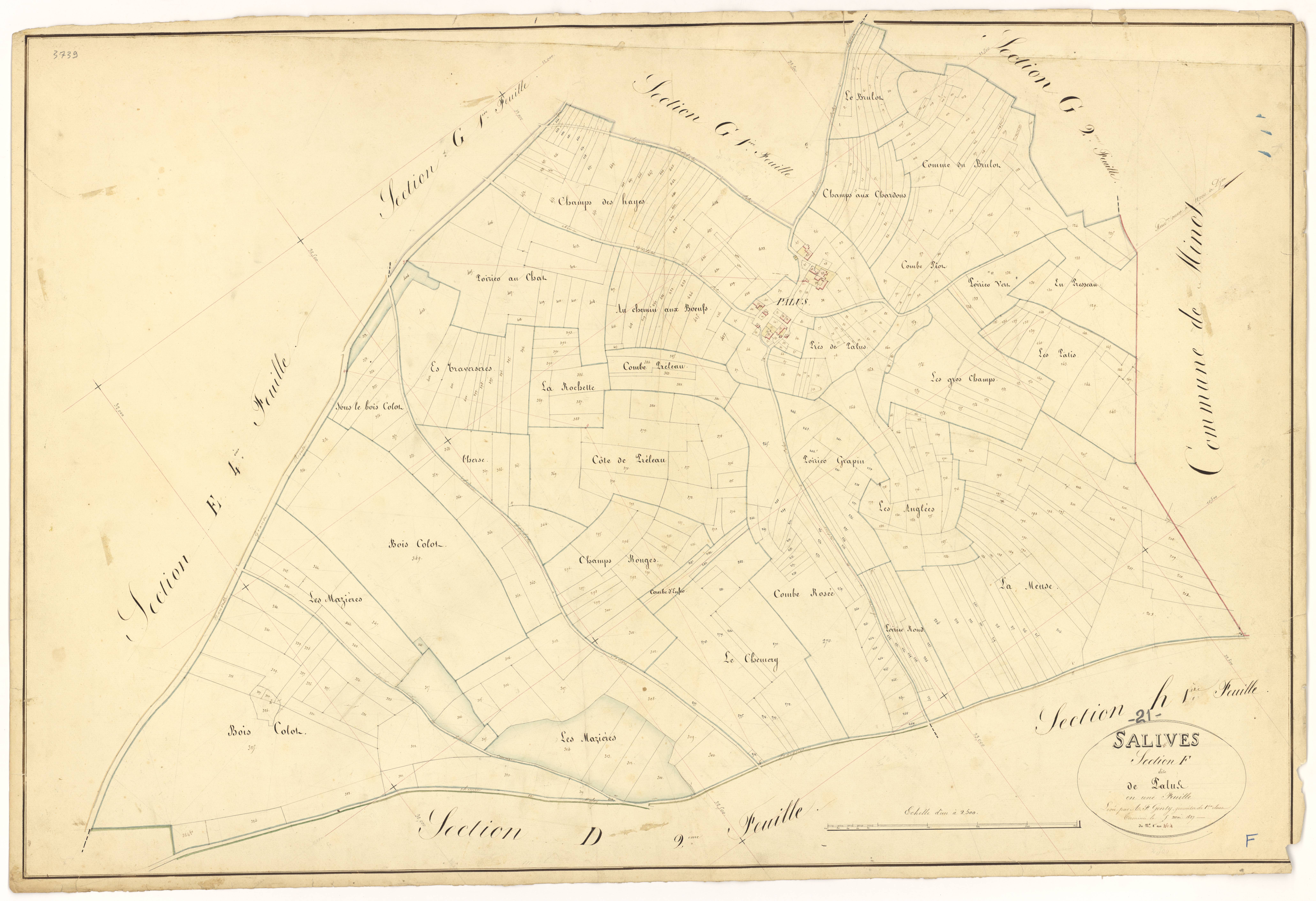 Salives - Section F - 3 P PLAN 579/15
