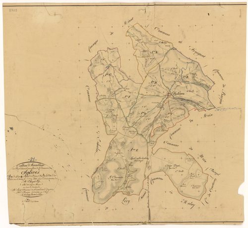 Salives - Tableau d'assemblage - 3 P PLAN 579/1