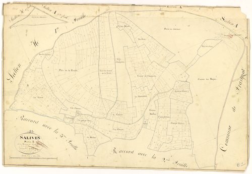 Salives - Section B1 - 3 P PLAN 579/4