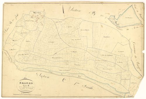 Salives - Section B3 - 3 P PLAN 579/6