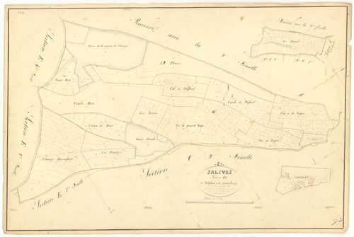 Salives - Section D1 - 3 P PLAN 579/9