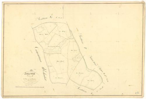 Salives - Section E4 - 3 P PLAN 579/14