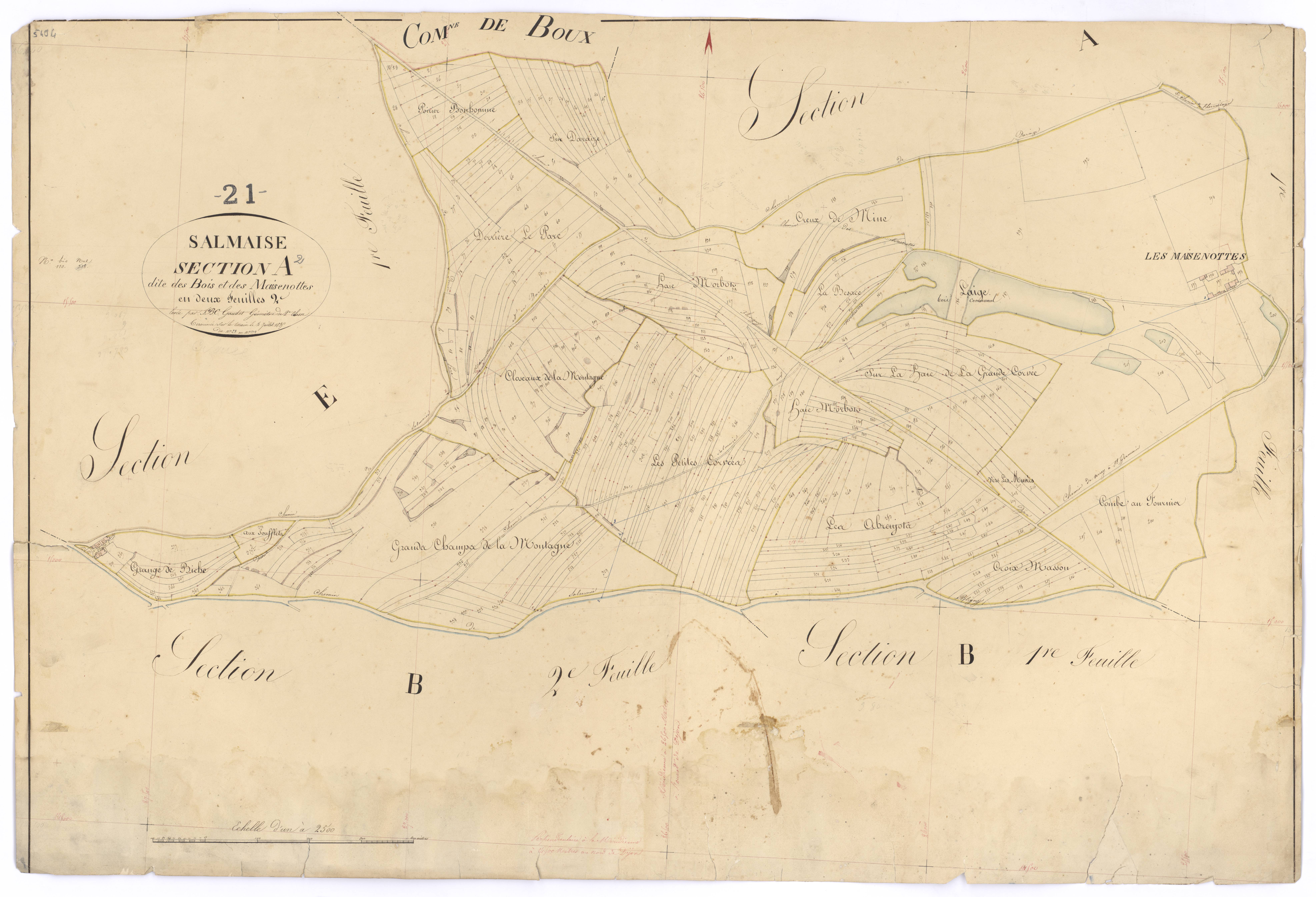 Salmaise - Section A2 - 3 P PLAN 580/3