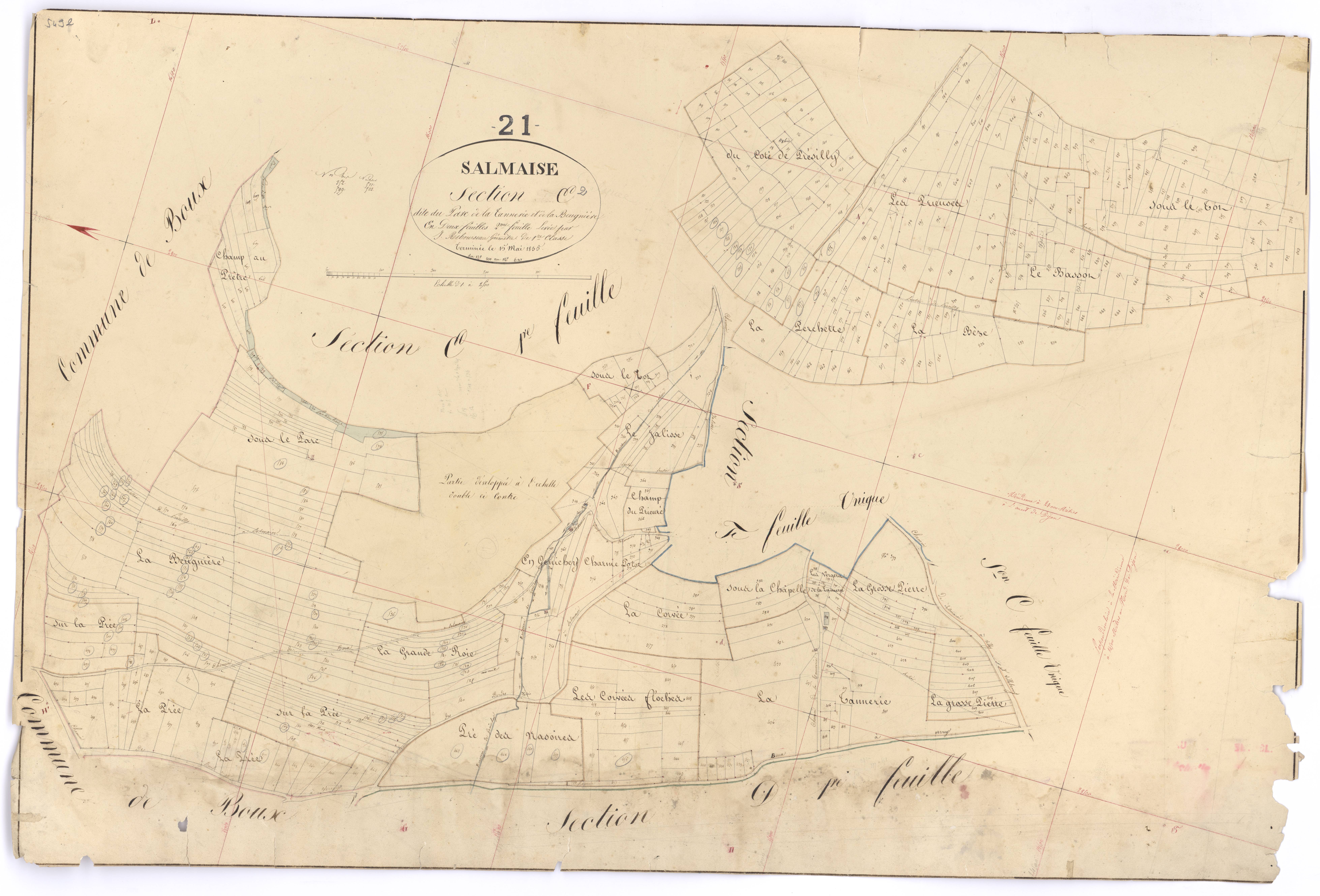 Salmaise - Section E2 - 3 P PLAN 580/11