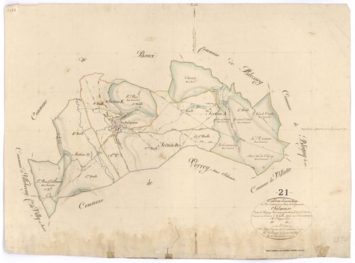 Salmaise - Tableau d'assemblage - 3 P PLAN 580/1