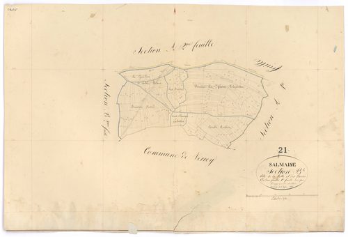 Salmaise - Section B1 - 3 P PLAN 580/4