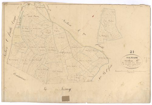 Salmaise - Section B2 - 3 P PLAN 580/5