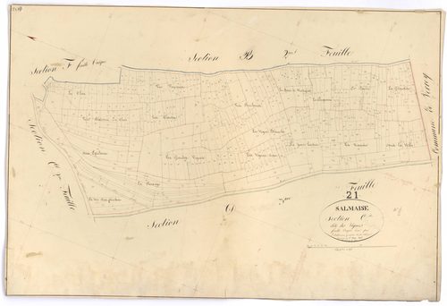 Salmaise - Section C - 3 P PLAN 580/6