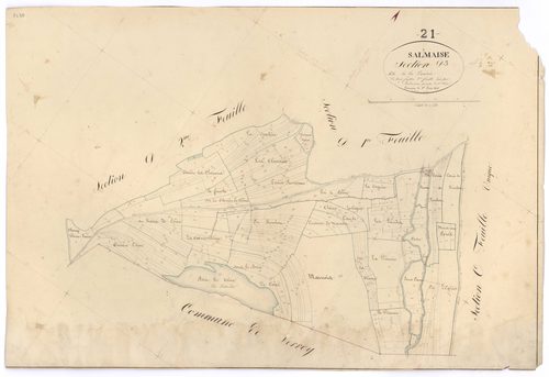 Salmaise - Section D3 - 3 P PLAN 580/9