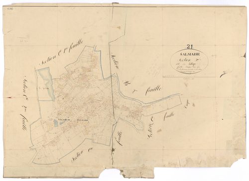 Salmaise - Section F - 3 P PLAN 580/12