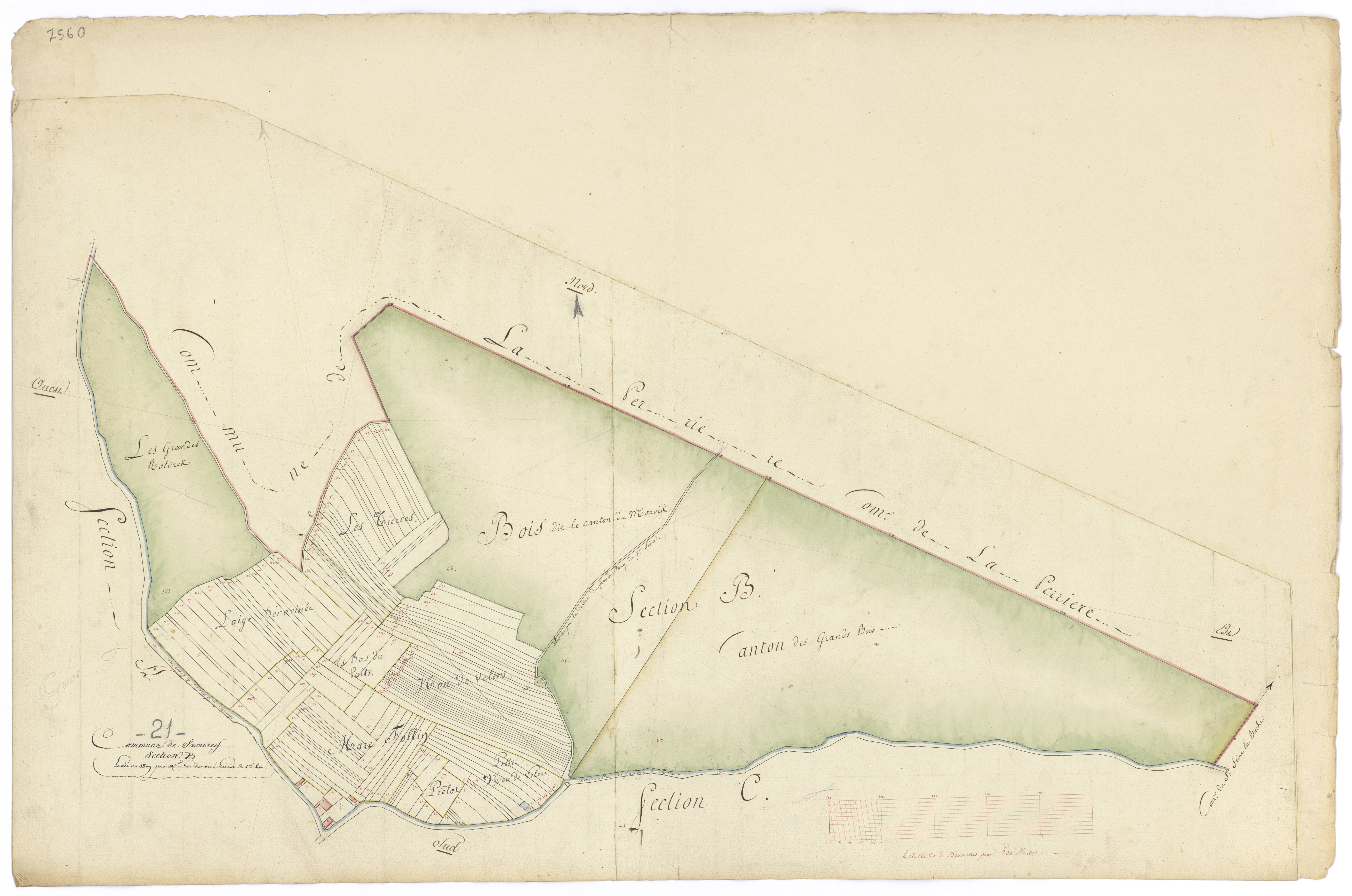 Samerey - Section B - 3 P PLAN 581/3