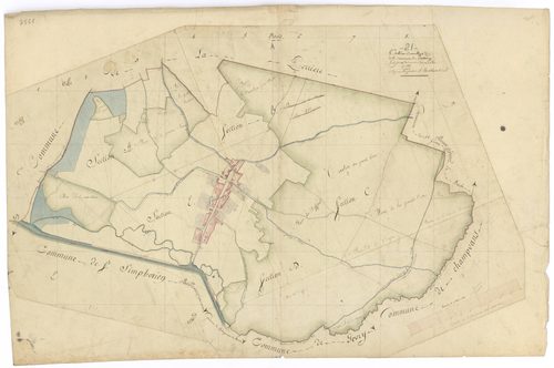 Samerey - Tableau d'assemblage - 3 P PLAN 581/1