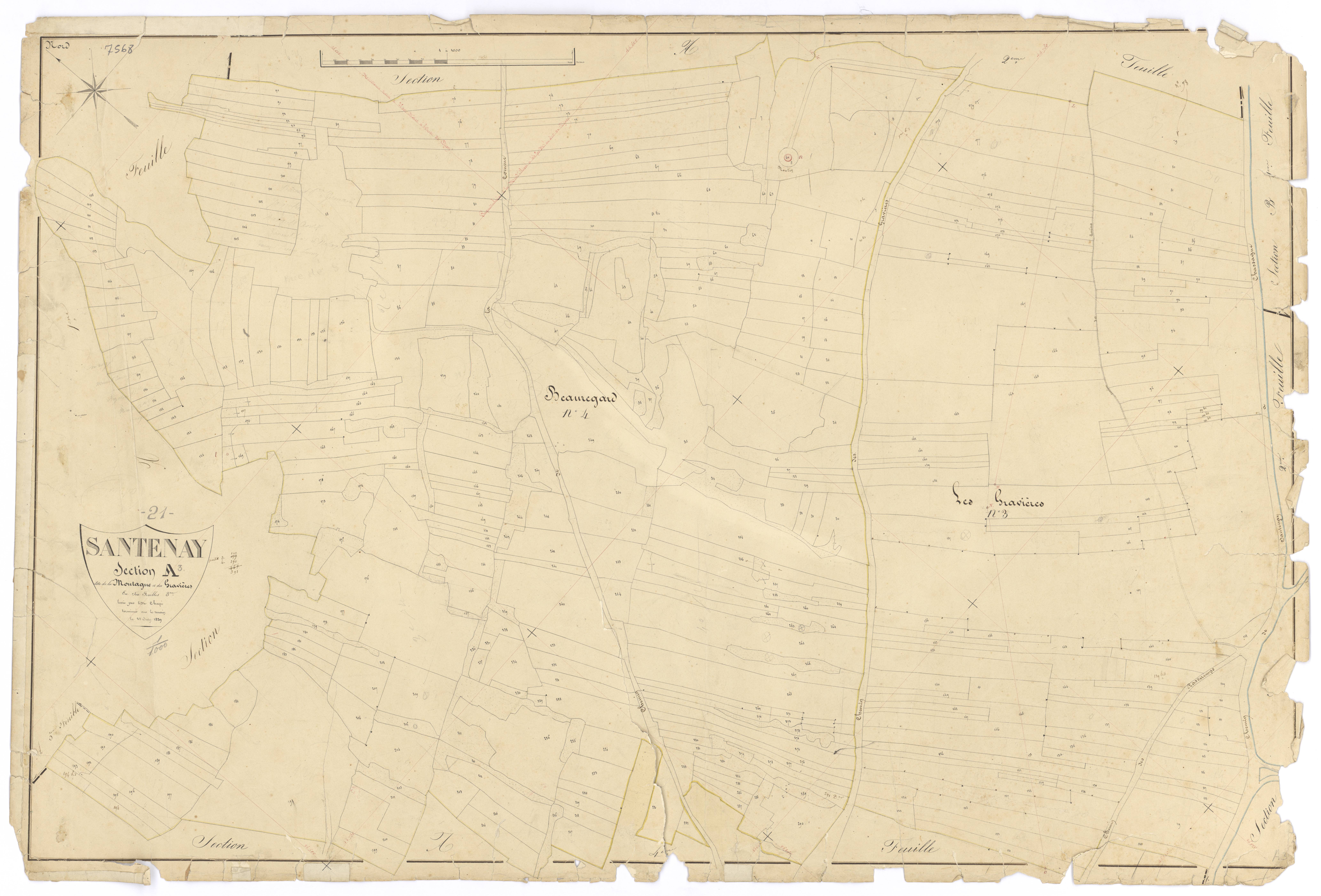 Santenay - Section A3 - 3 P PLAN 582/5