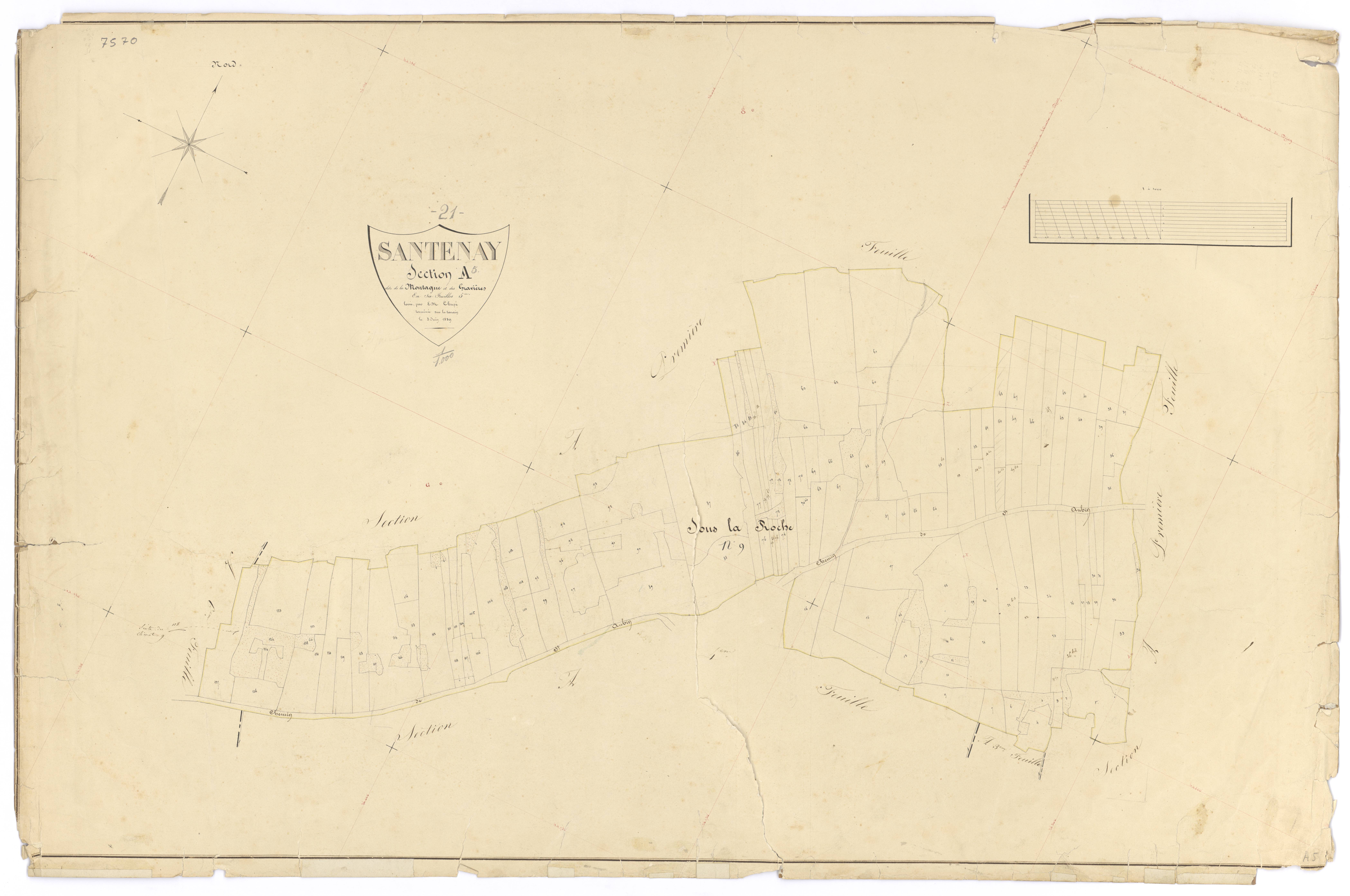 Santenay - Section A5 - 3 P PLAN 582/7