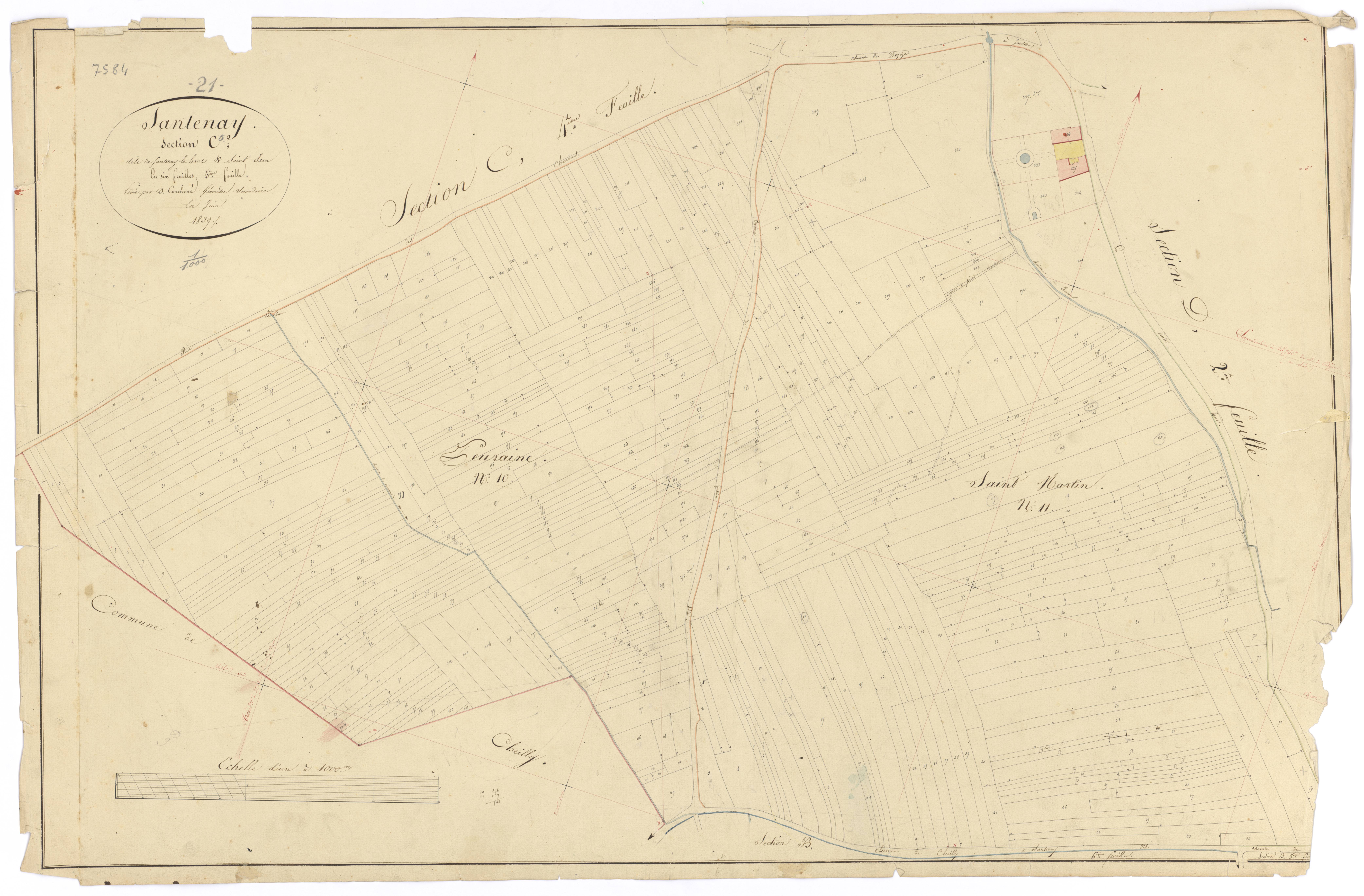 Santenay - Section C5 - 3 P PLAN 582/21