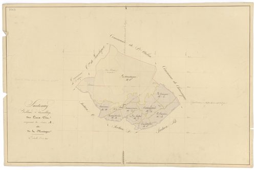 Santenay - Section A (tableau d'assemblage) - 3 P PLAN 582/2